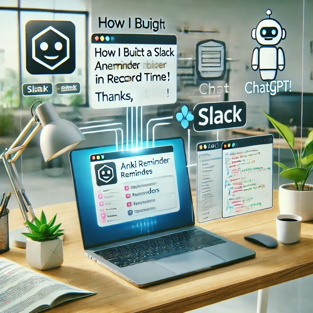 How I Built a Slack Anki Reminder Bot in Record Time (Thanks, ChatGPT!)
